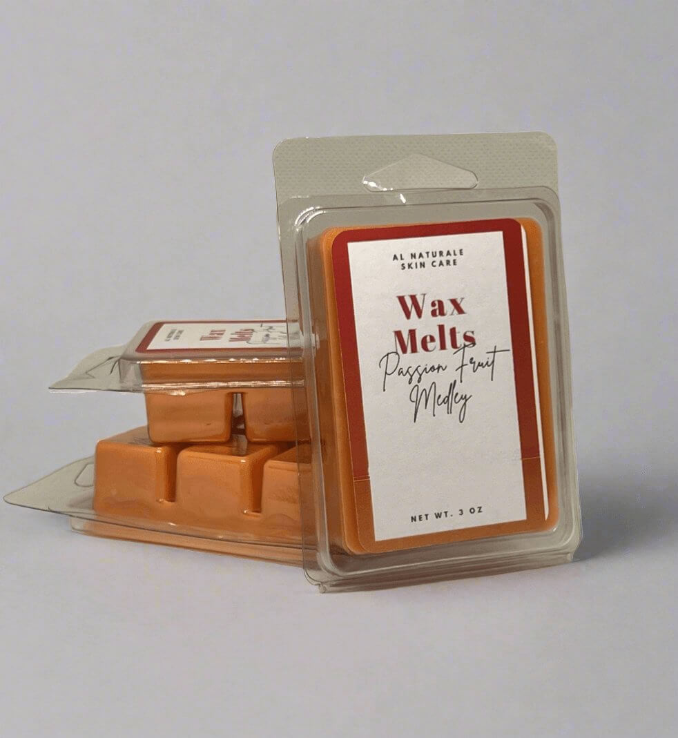 Wax Melts, soy wax, aromatic, scented, passion fruit, home fragrance 